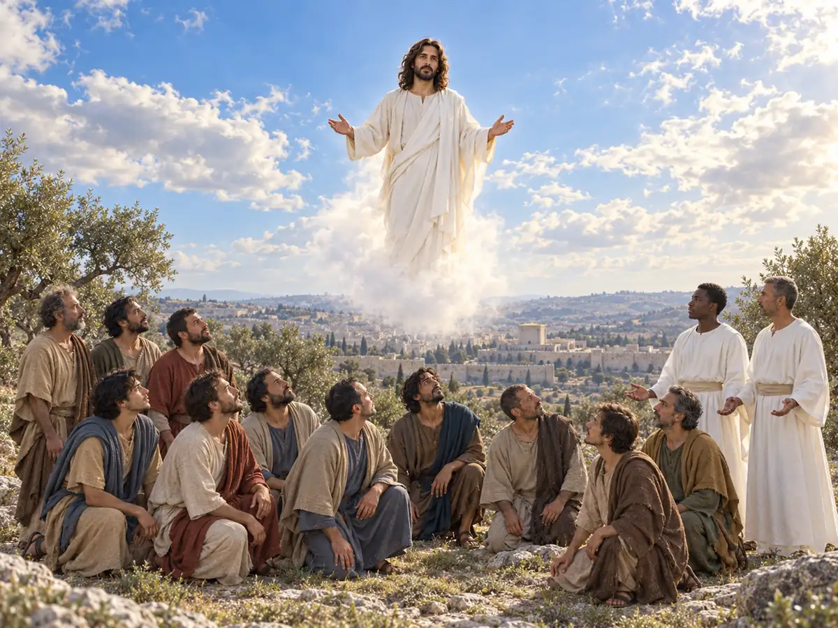 The Ascension, an artistic recreation
