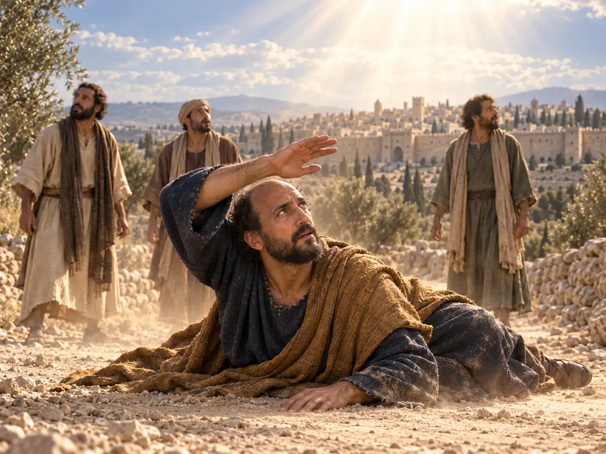The conversion of Saul: an artistic recreation