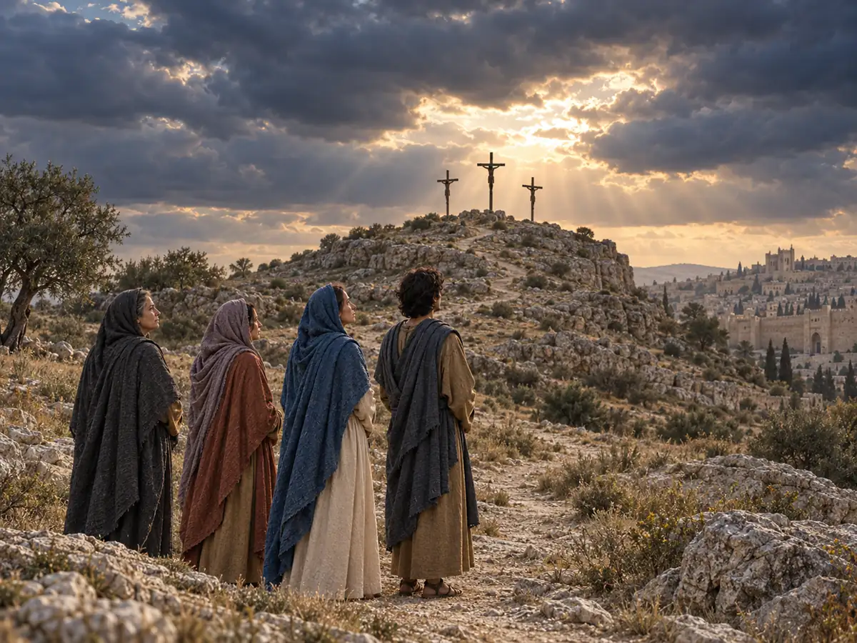 The Crucifixion and Death, an artistic recreation