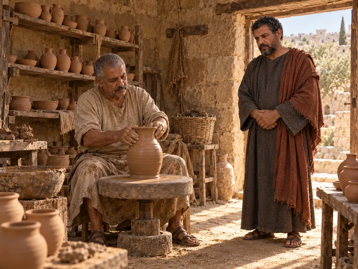 Jeremiah and the potter: an artistic recreation