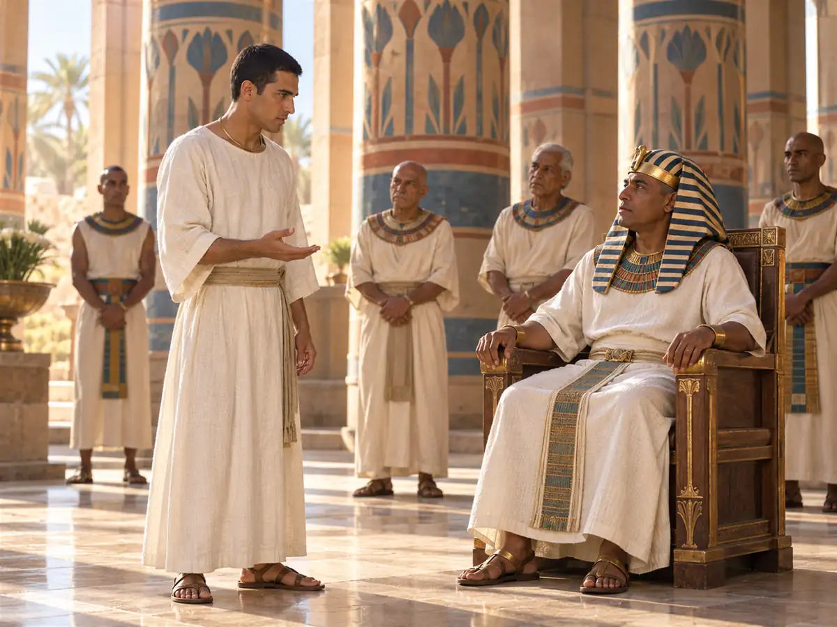 Joseph in Egypt: an artistic recreation