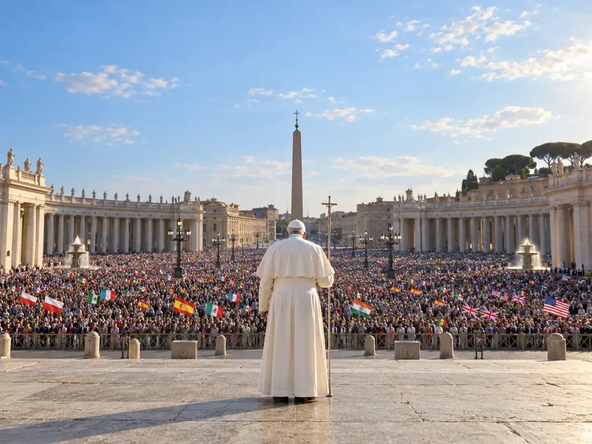 Saint John Paul II: an artistic recreation