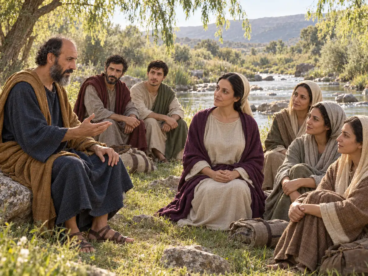 Lydia, the first in Europe: an artistic recreation