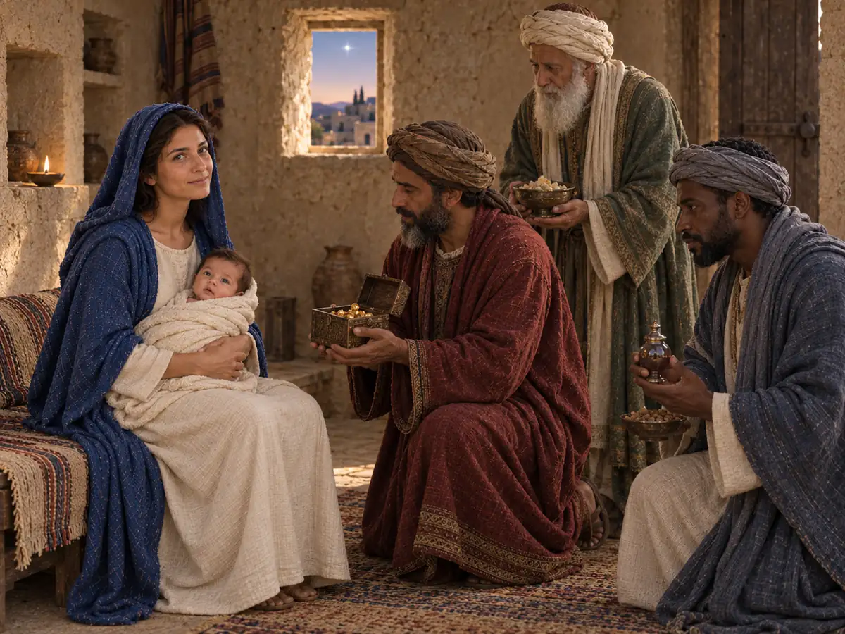 The Magi from the East: an artistic recreation
