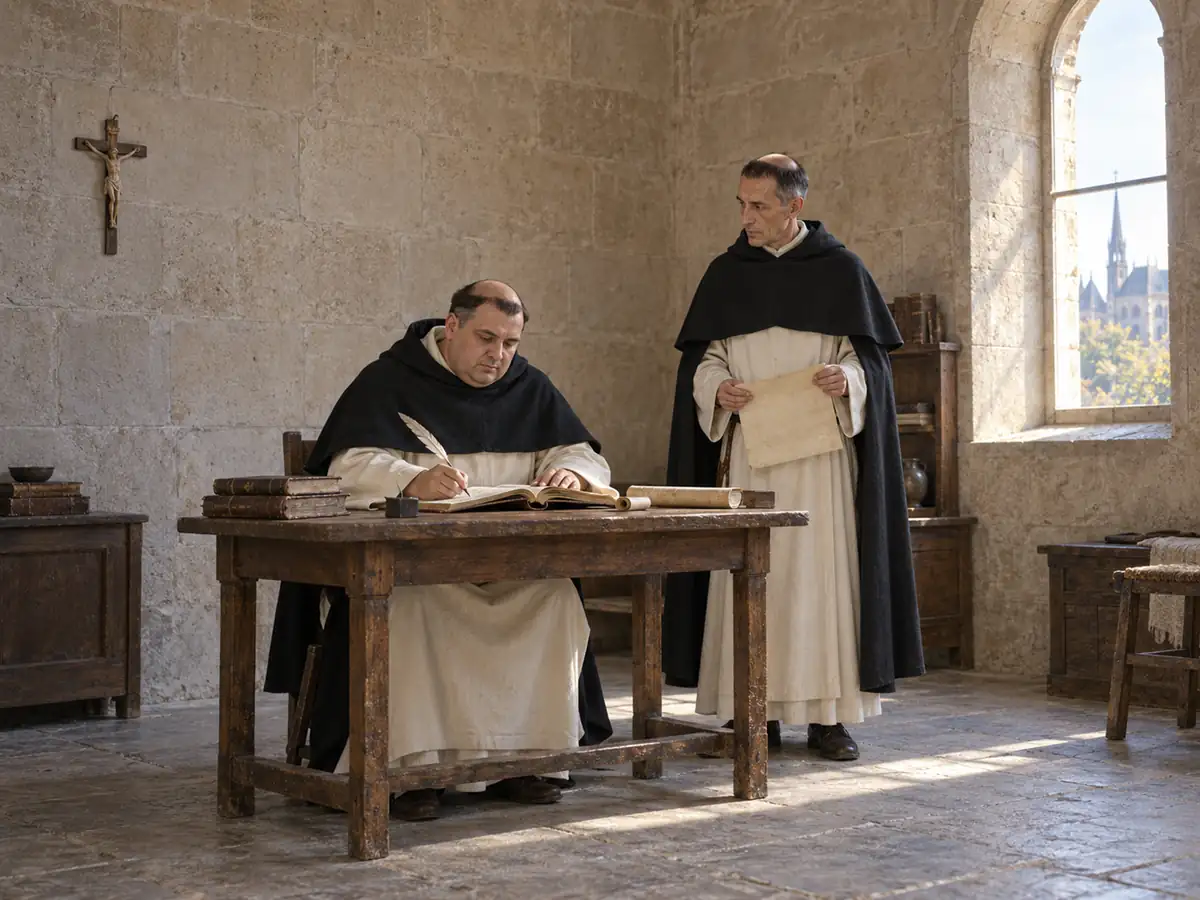 Saint Thomas Aquinas: an artistic recreation