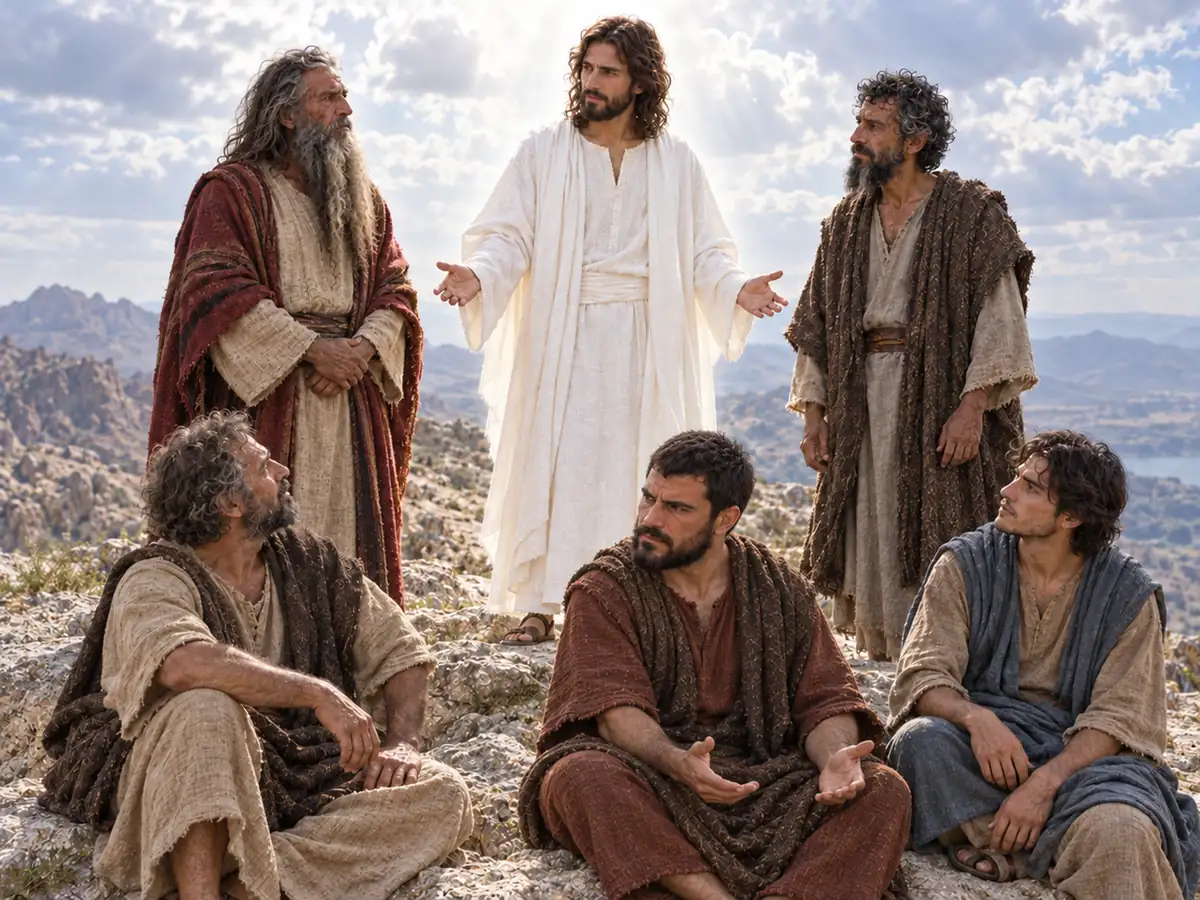 The Transfiguration, an artistic recreation